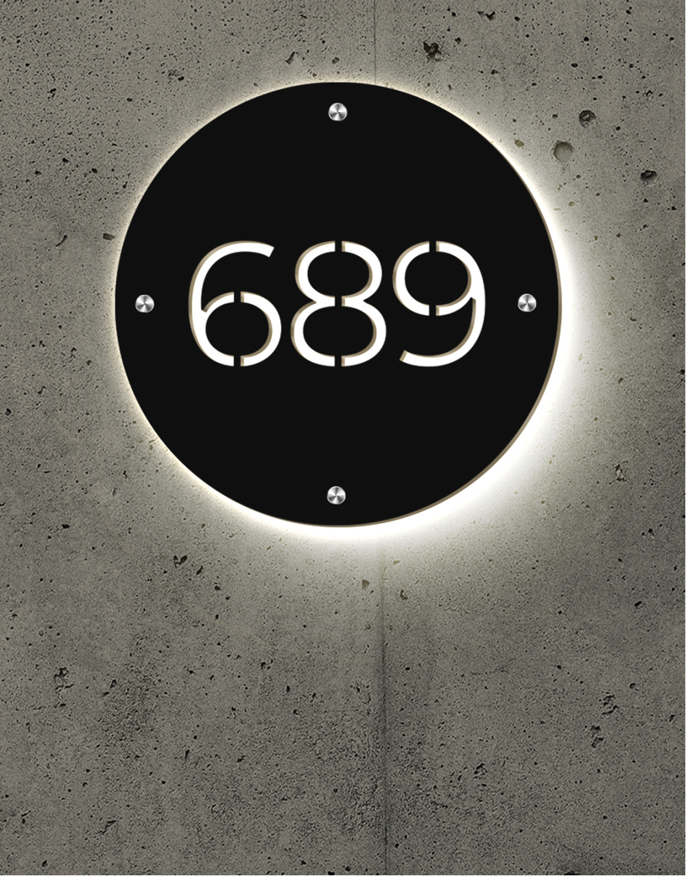 round-illuminated-house-number-sign
