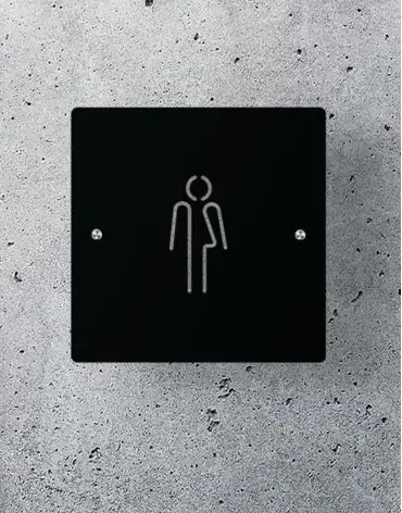 gender-nuetral-flowy-linest-toilet-sign-black
